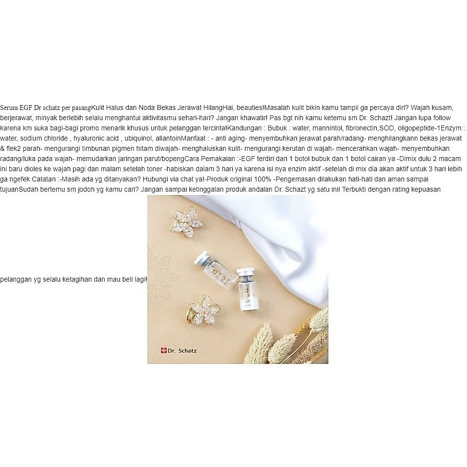 Dr. Schatz EGF Serum 6